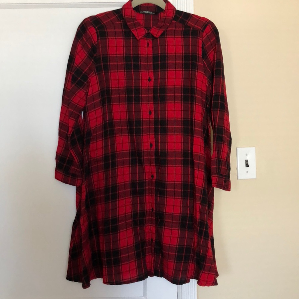 Zara Buffalo Plaid Dress